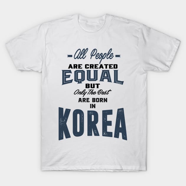 Born in Korea T-Shirt by C_ceconello